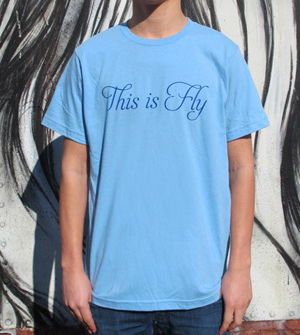 This is Fly Logo Blue